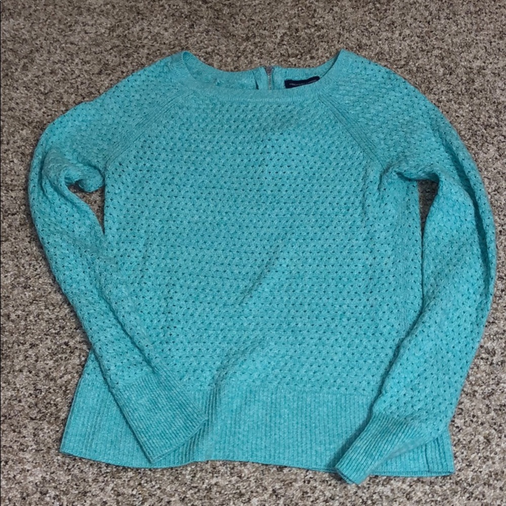 American Eagle teal sweater